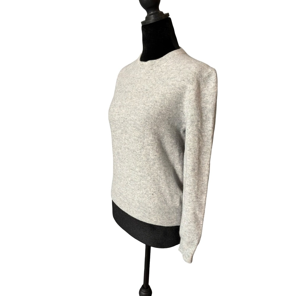 Christian Lacroix Gray Merino Wool Cashmere Blend Crew Neck Sweater Size M - Picture 2 of 8